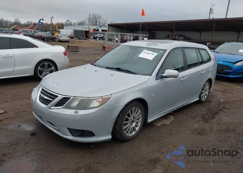 2008 Saab 9-3 2.0T из США, поврежденный, VIN YS3FB59Y381000258